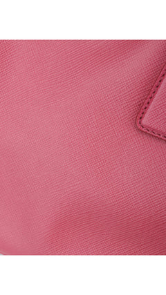 Prada Saffiano Lux Shoulder Bag Small - Pink