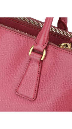 Prada Saffiano Lux Shoulder Bag Small - Pink