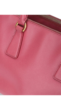 Prada Saffiano Lux Shoulder Bag Small - Pink