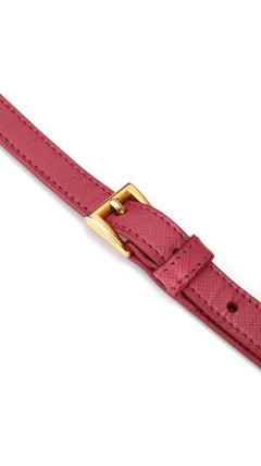 Prada Saffiano Lux Shoulder Bag Small - Pink
