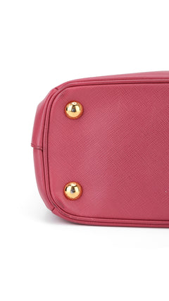 Prada Saffiano Lux Shoulder Bag Small - Pink