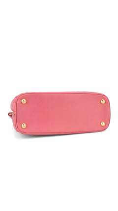 Prada Saffiano Lux Shoulder Bag Small - Pink