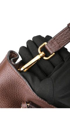 Prada Vitello Daino Tote Bag 2 - Brown
