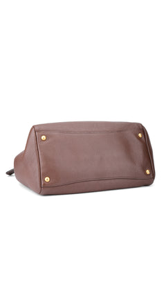 Prada Vitello Daino Tote Bag 2 - Brown