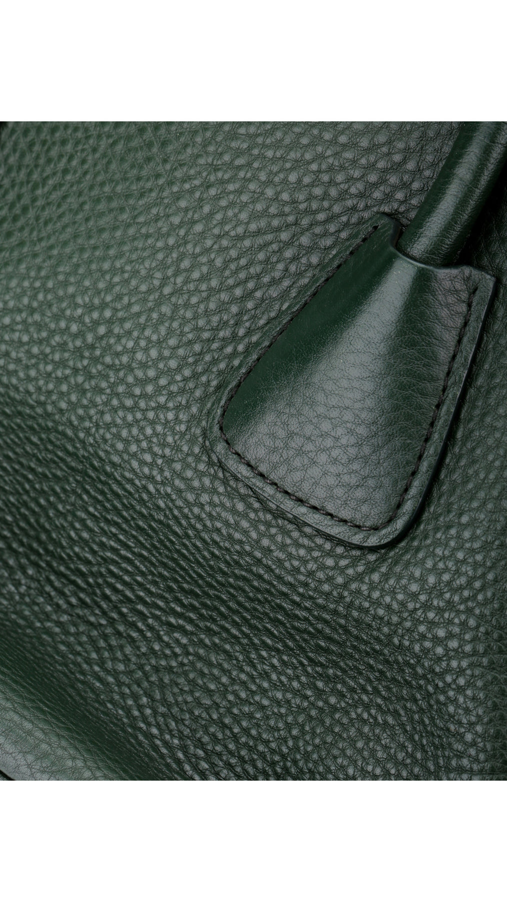 Prada Vitello Daino Tote Shoulder Bag - Green