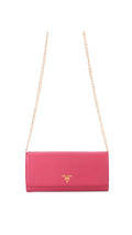 Prada Wallet Saffiano - Pink