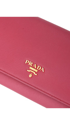 Prada Wallet Saffiano - Pink