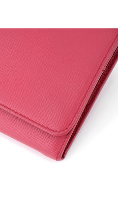Prada Wallet Saffiano - Pink