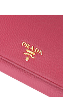 Prada Wallet Saffiano - Pink