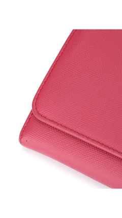 Prada Wallet Saffiano - Pink