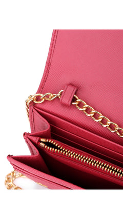 Prada Wallet Saffiano - Pink