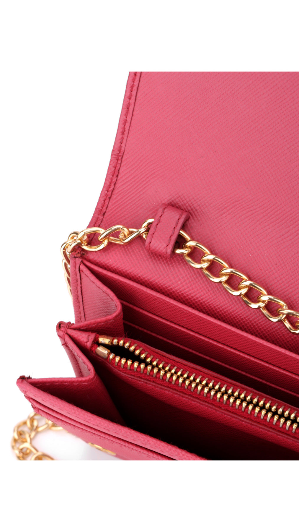 Prada Wallet Saffiano - Pink
