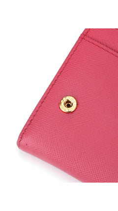 Prada Wallet Saffiano - Pink