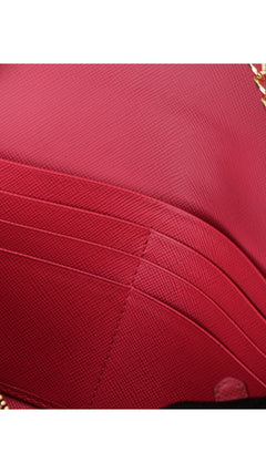 Prada Wallet Saffiano - Pink
