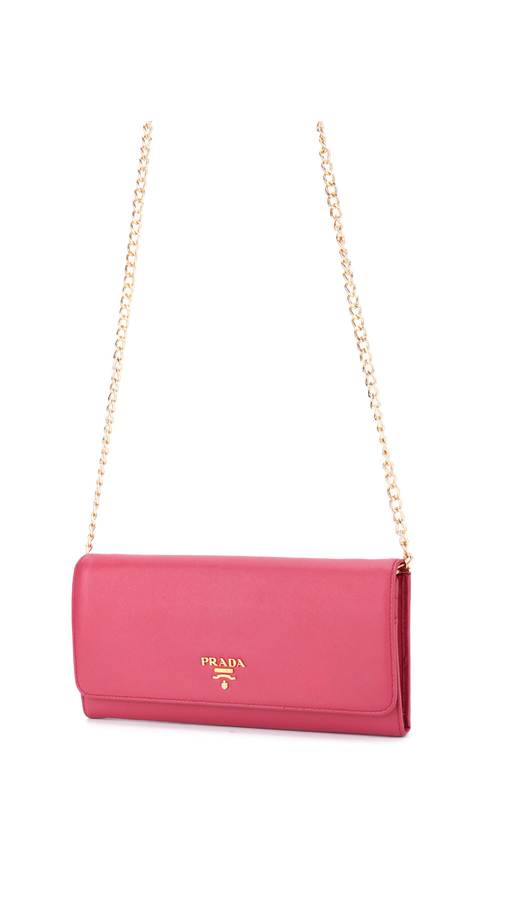 Prada Wallet Saffiano - Pink