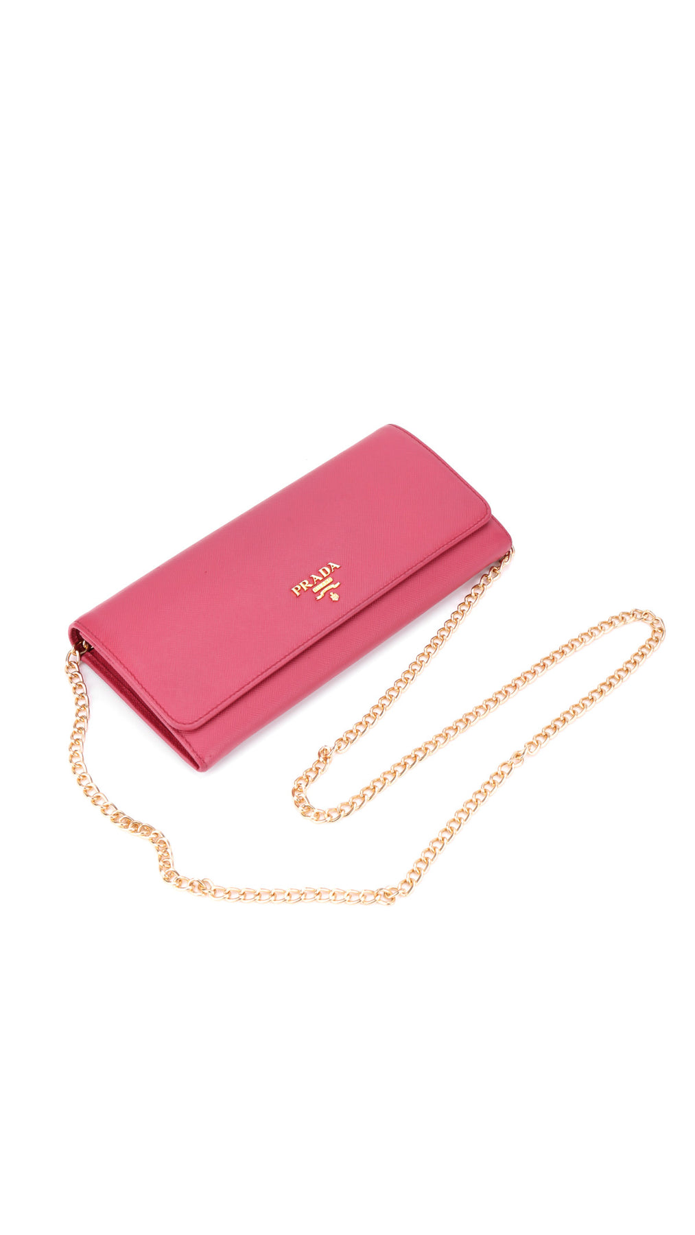 Prada Wallet Saffiano - Pink