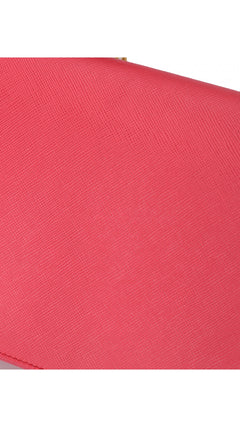 Prada Wallet On Chain Crossbody Bag - Coral Rose