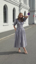 Fabienne Dress - Empire Blue
