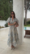Nanni Maxi Dress - Light Blue