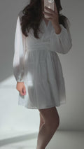Hedvig Mini Dress - White