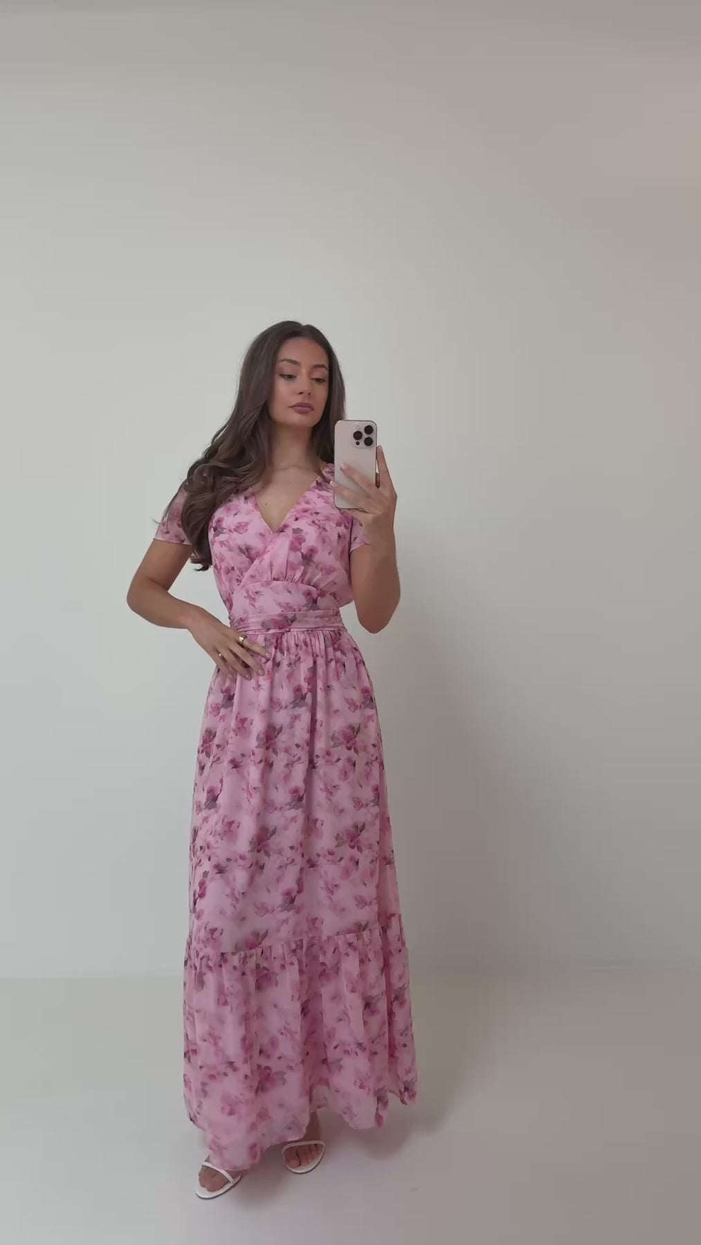 Dorothea Maxi Dress - Pink