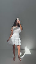 Fryd Voile Dress - White