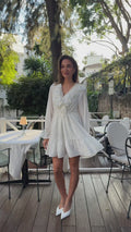 Aldora Boho Dress - White