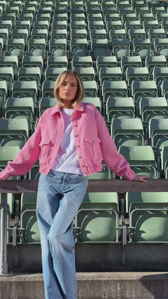 Tone Tweed Jacket - Light Pink