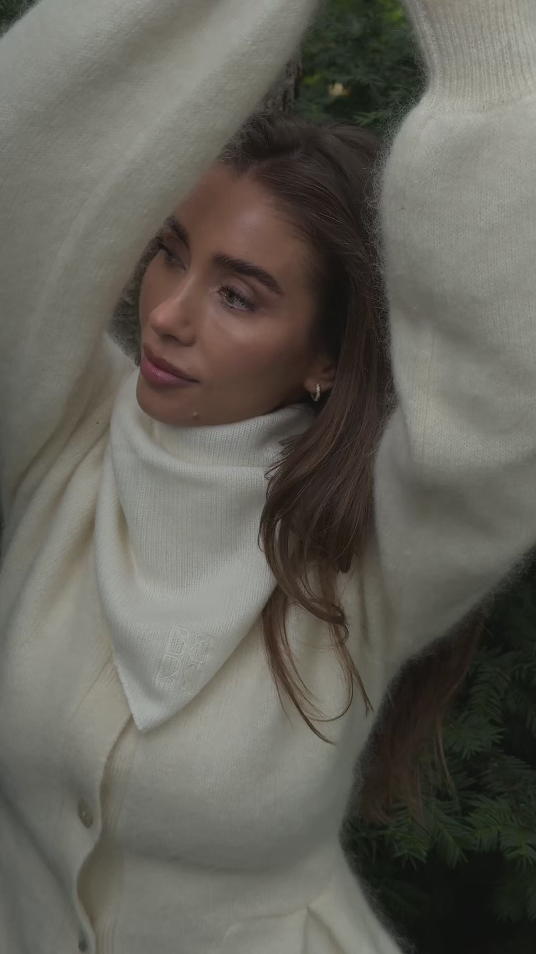 Molly Mohair Cardigan - Offwhite