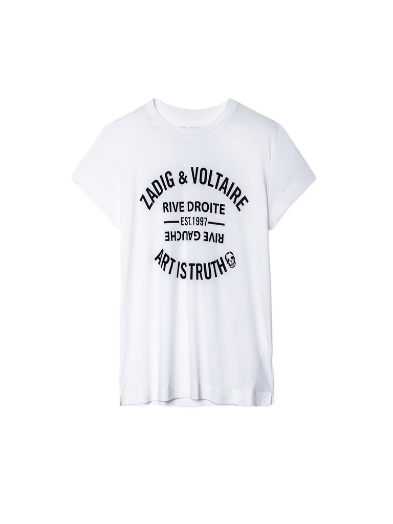 その他 Walk Ico Blason Eco T-Shirt - Zadig & Voltaire - Cotton - Wh ZADIG & VOLTAIRE WALK ICO BLASON ECO T-SHIRT CORRIANDER