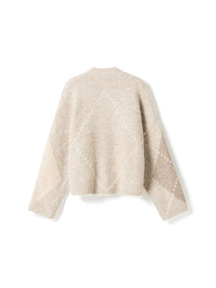 N-Laiana Knit Cardigan - Beige Mix