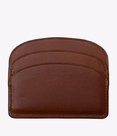 Porte-Cartes Demi-Lune - Hazelnut