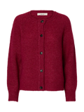 Lulu Ls Knit Short Cardigan - Anemone Melange