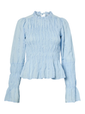 Yasrava Ls Smock Top S. - Skyway Star White