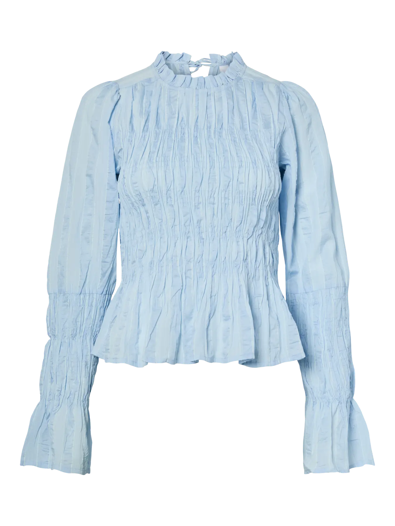 Yasrava Ls Smock Top S. - Skyway Star White