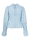 Yasrava Ls Smock Top S. - Skyway Star White