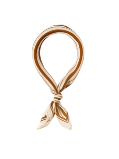 Ria Wool Scarf - Golden Brown