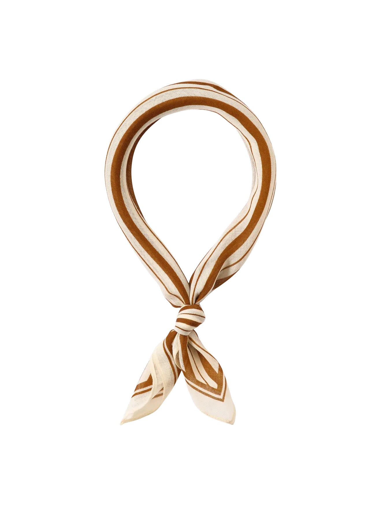 Ria Wool Scarf - Golden Brown