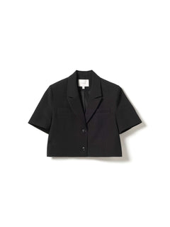 N-Leanne Crop Blazer - Black