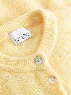 Kae Ss Knit Cardigan - Light Yellow