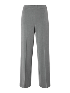 Emma-Tara Mw Wide Pant - Medium Grey Melange