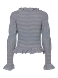 Yaschemma Ls Smock Top Noos - Star White Navy
