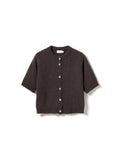 Kae Ss Knit Cardigan - Chocolate