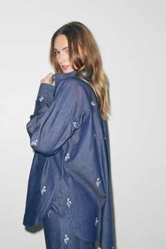 Lakelyn Shirt - Dark Blue Wash