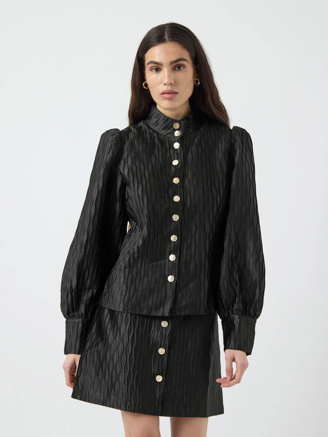 Yasripple Ls Shirt S. - Black
