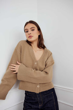 Lenyx Knit - Timber Brown Melange