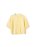 Kae Ss Knit Cardigan - Light Yellow