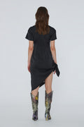Midi Knot Dress - Black