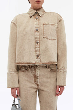 Short Denim Shirt - Pure Cashmere