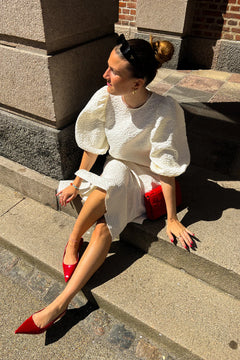 Reno Pastis Long Dress - Cream